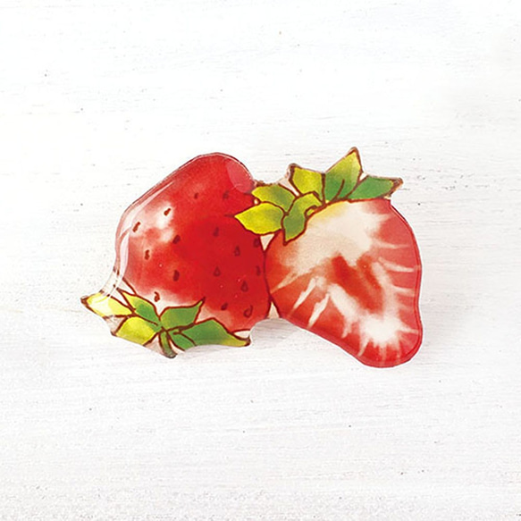 草莓胸針｜草莓胸針水果 第1張的照片