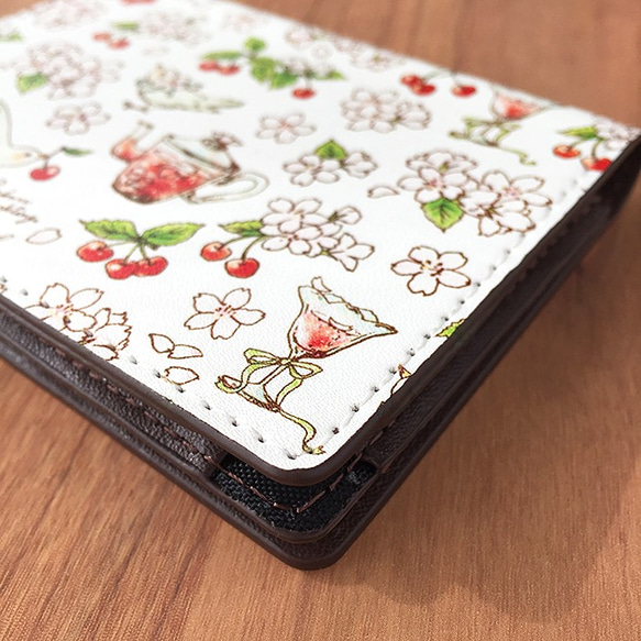 SAKURA CARD CASE｜桜とさくらんぼのカードケース 3枚目の画像