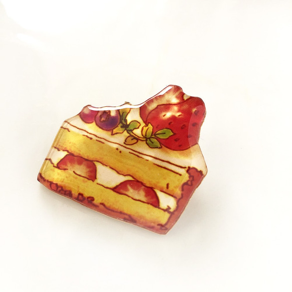 CAKE BROOCH-01（①・②どちらか備考欄にご記入ください♪）スイーツ　食べ物 4枚目の画像