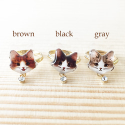 CAT RING -3color- 小貓戒指（請在備註欄中輸入顏色） 第3張的照片