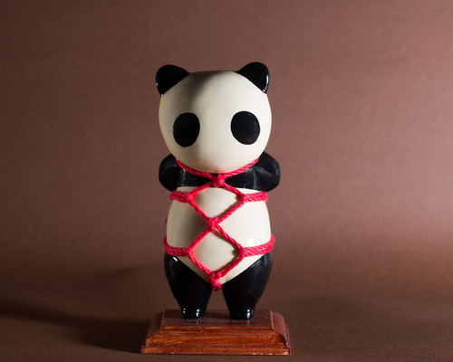 パンダが縛られた? 立体・オブジェ Kitanya 通販 8714544｜Creema