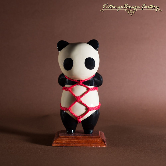 パンダが縛られた? 立体・オブジェ Kitanya 通販 8714544｜Creema