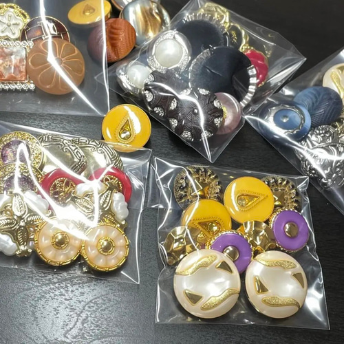 ボタン【福袋】アンティークボタン ヴィンテージボタン 詰め合わせ