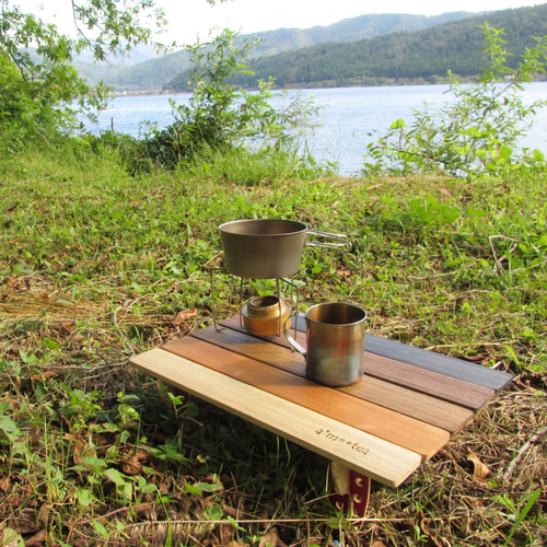 登山軽量テーブル ウエハーシス200エアー ULコンパクト 200g