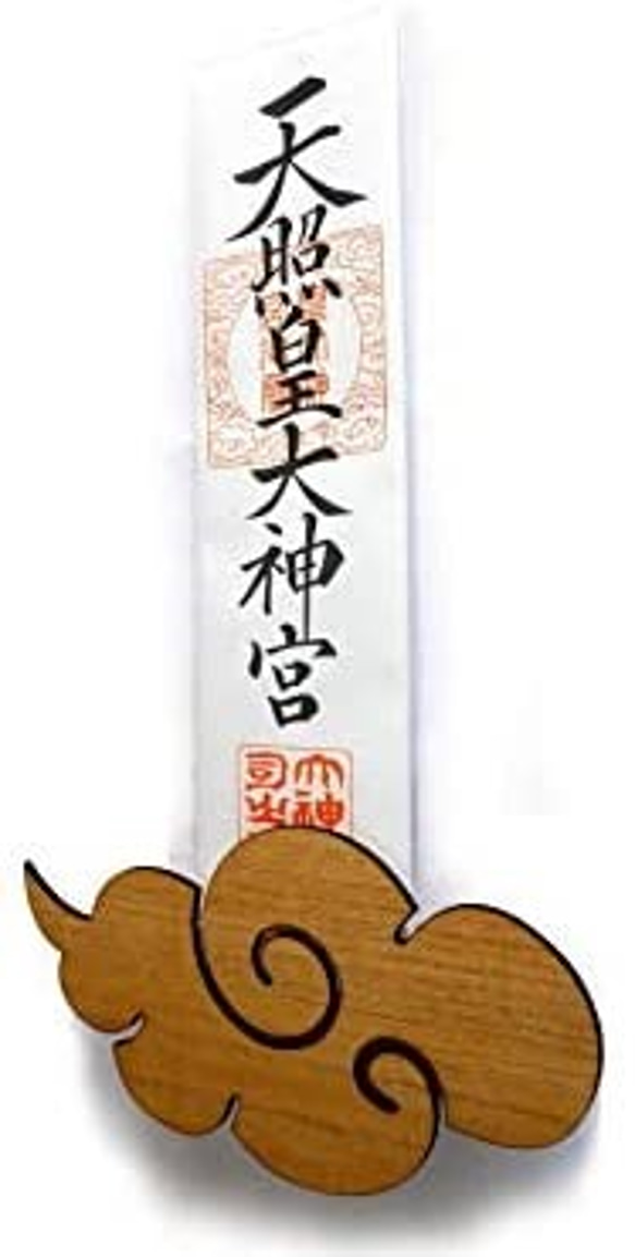 MNMみのり【B】神棚 おしゃれ 神棚 雲 神棚 壁掛け 神棚 シンプル 神棚 モダン 神棚 ミニマム 神棚 ねがい1社 4枚目の画像