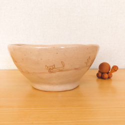 【Sold】子猫とお魚のミニどんぶり 6枚目の画像