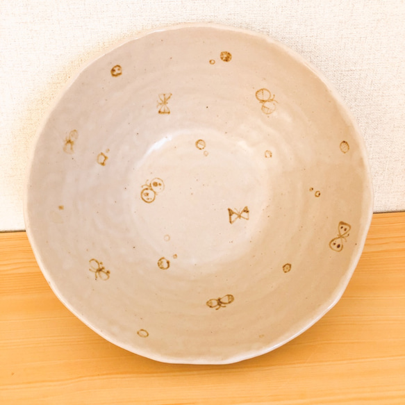 【Sold】ちょうちょのおばんざい皿 1枚目の画像