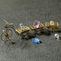 星を運ぶ小さな自転車（ Sサイズ）Transport 3枚目の画像