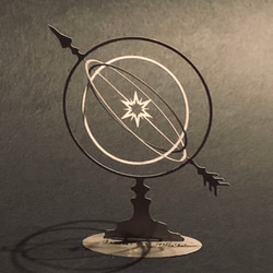Armillary sphere -アーミラリースフィア-(天球儀)簡易版 1枚目の画像