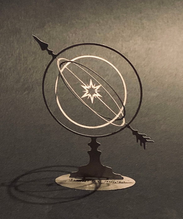 Armillary sphere -アーミラリースフィア-(天球儀)簡易版 1枚目の画像