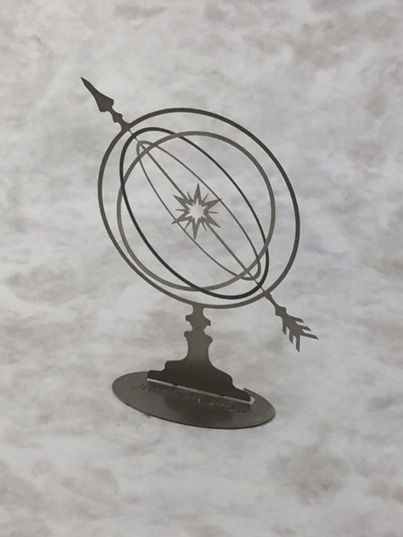 Armillary sphere -アーミラリースフィア-(天球儀)簡易版 2枚目の画像