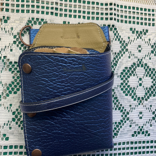 牛革シザーケース 美容師 理容師 トリマー 青 その他ケース Coeurdoux  