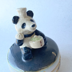 陶のハコ「飲茶パンダ」 5枚目の画像