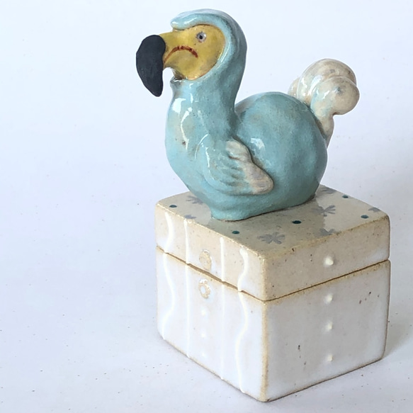陶のハコ「ドードー鳥」 1枚目の画像