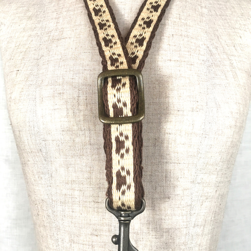 カード織り サックスストラップ レギュラータイプ『ねこのあしあと