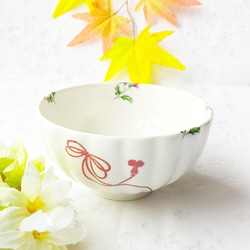 【新色新柄2020】クリサンセマムの花型茶碗 4枚目の画像