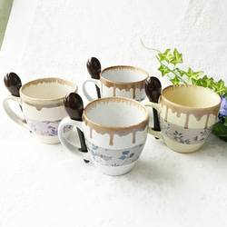 パープル・シノワズリのマグカップ(淡茶) 6枚目の画像