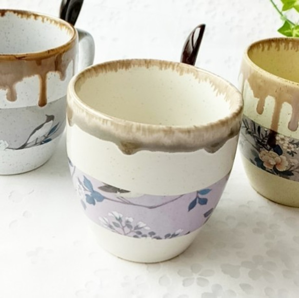 パープル・シノワズリのマグカップ(淡茶) 9枚目の画像