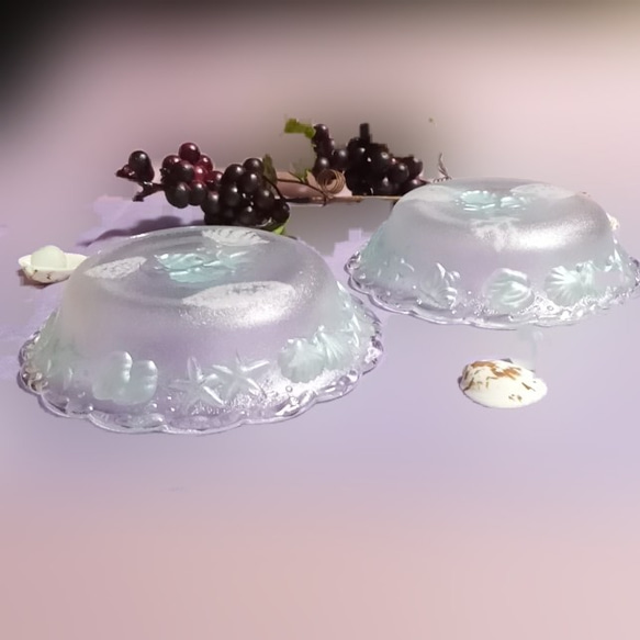 貝柄ガラス小鉢（単品） 5枚目の画像