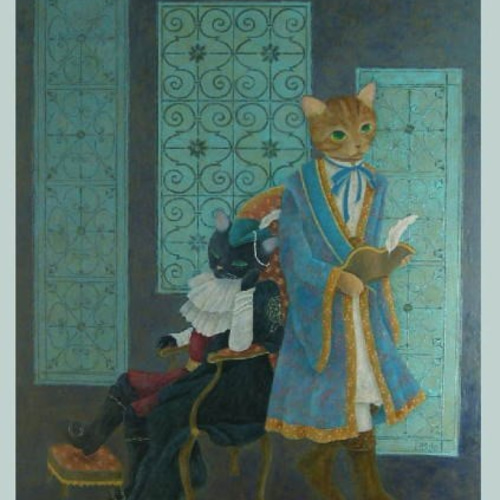 朧（おぼろ）』 アクリル肉筆画