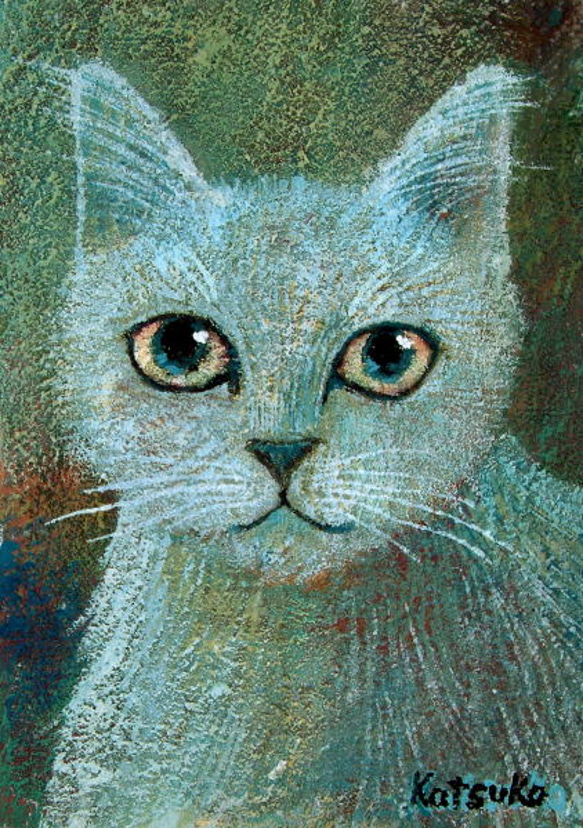 猫　作品№59　（ハガキサイズ） 1枚目の画像