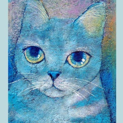 複製画　猫（№72）（光沢） 1枚目の画像