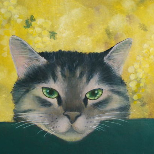桜と子猫の絵 油絵原画「The arrival of spring」 絵画 Rio Yuki 桜と子猫の絵 油絵原画「The arrival of spring」 絵画 Rio Yuki