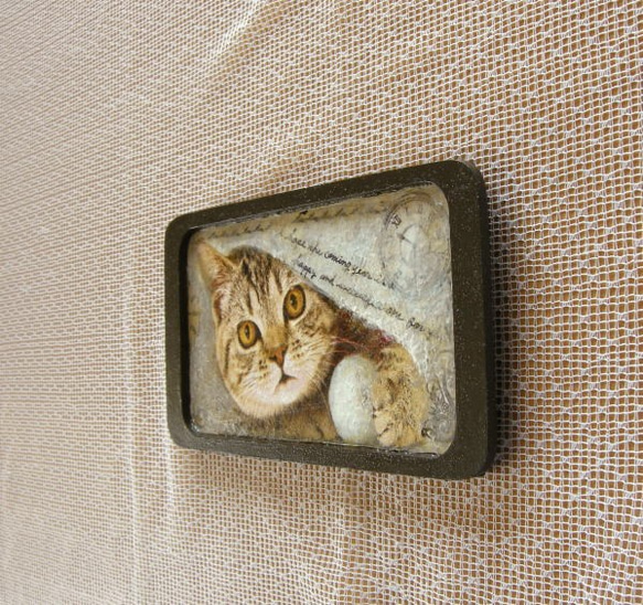 猫さんのインテリアボード（オーナメント）２ 3枚目の画像