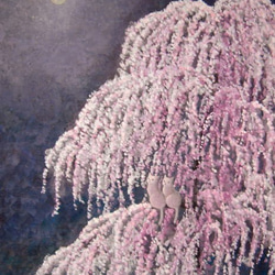 油絵 絵画 【大桜】 絵画 HR 通販 14354296｜Creema(クリーマ)