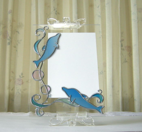 フォトフレーム（イルカ7） フォトフレーム・写真立て ねこプラス