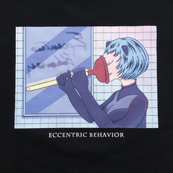 Tシャツ(ECCECTRIC BEHAVIOR)【バックプリント】 3枚目の画像
