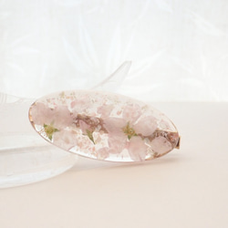 桜吹雪　啓翁桜のポニークリップ・ヘアクリップ 5枚目の画像