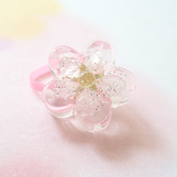Baby Sakura　啓翁桜のヘアゴム 1枚目の画像
