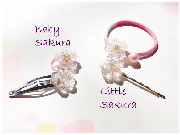 Little Sakura　啓翁桜のヘアピン 9枚目の画像