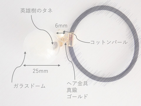 英雄樹種子　玻璃球髮圈　❊空郵台灣5-7天 第5張的照片