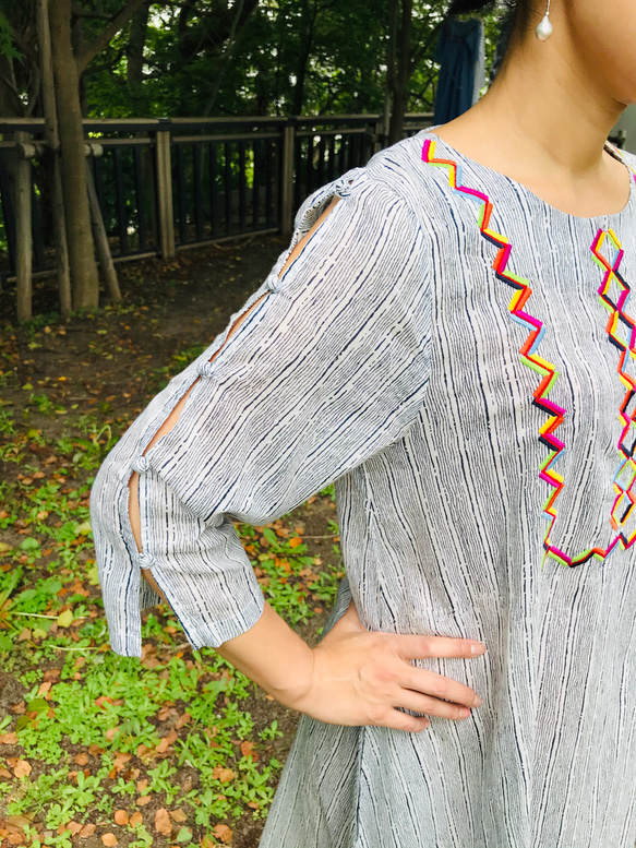 クラフト ヒロの刺繍のワンピース クラフト ヒロの刺繍のワンピース