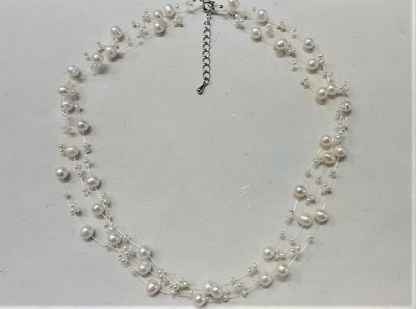 淡水真珠ネックレス 2枚目の画像