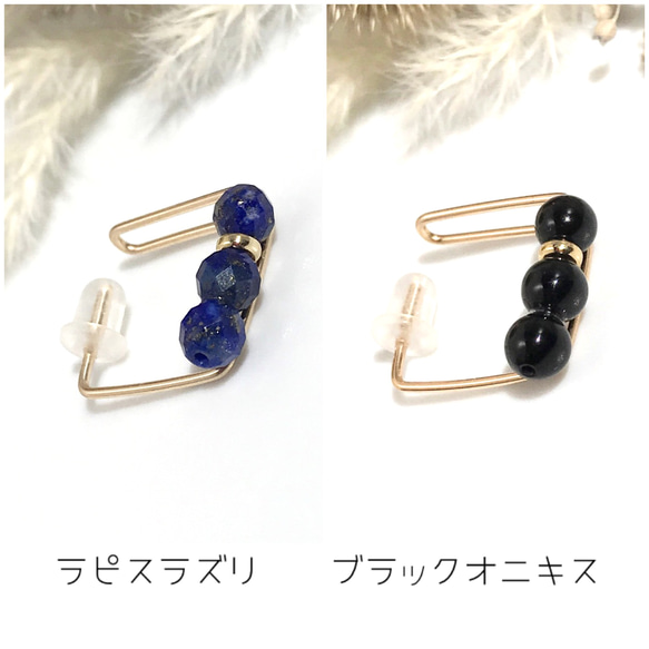 再販♪スクエアイヤーカフ【mini LINE】square Ear cuff・Ear clip 7枚目の画像