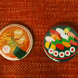 缶バッヂ/6個セット 食べ物シリーズ 3枚目の画像