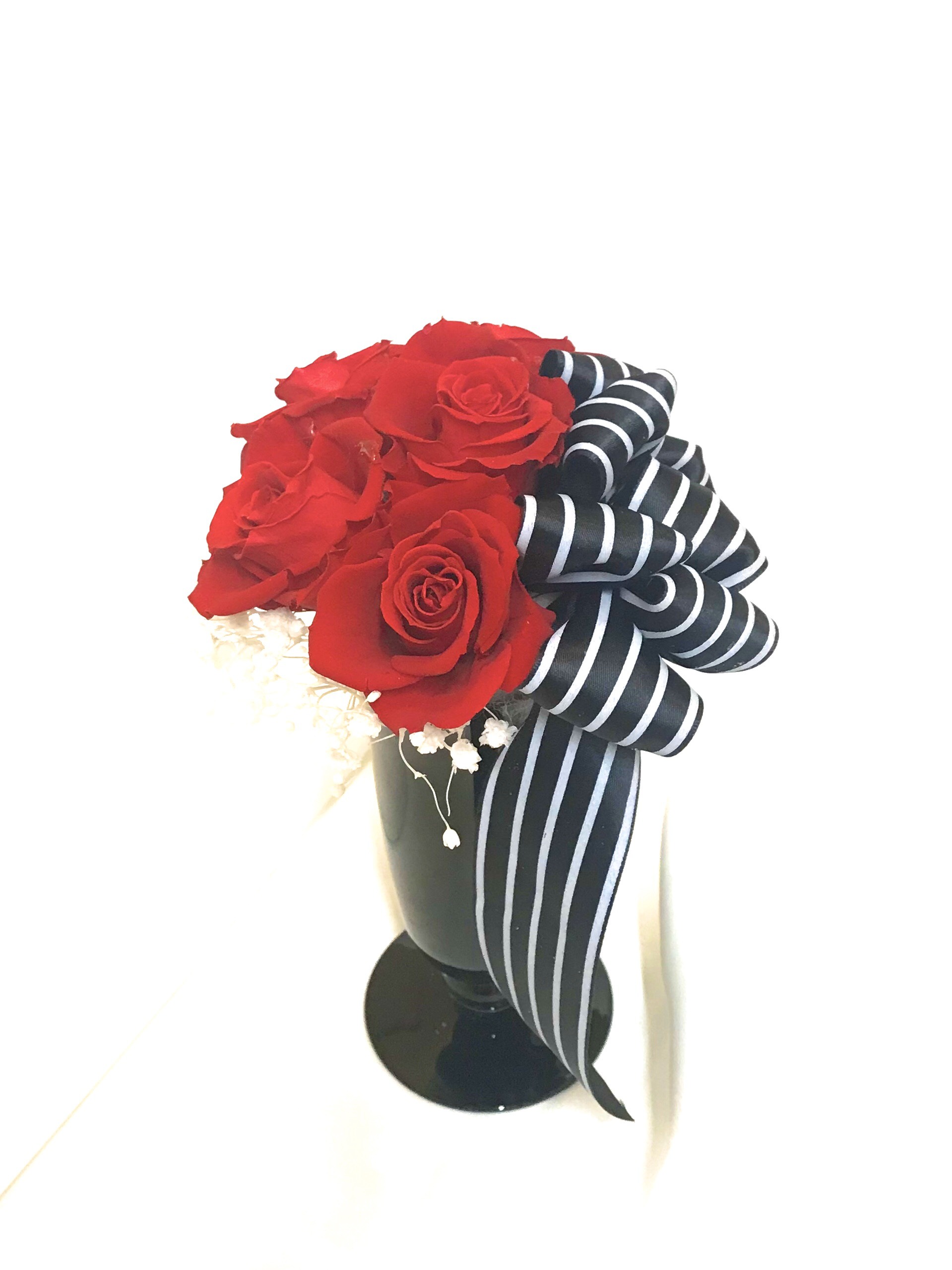 インテリア雑貨クリスマスプレゼントに♡お洒落な♡真っ赤なバラ♡プリザーブドアレンジ♡Amour（アモーレ）
