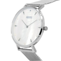 MEDOTA Thetis系列貝殼面簡約米蘭錶帶女錶 / SE-8501 銀色 第5張的照片