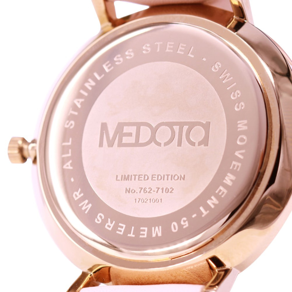 MEDOTA Thetis系列貝殼面簡約米蘭錶帶女錶 / SE-8503 粉色 第6張的照片
