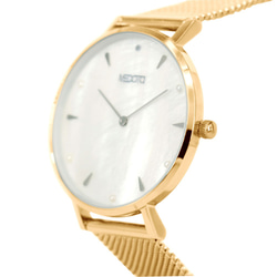 MEDOTA Thetis系列貝殼面簡約米蘭錶帶女錶 / SE-8505 金色 第5張的照片
