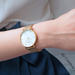 MEDOTA Thetis系列貝殼面簡約米蘭錶帶女錶 / SE-8506 金色 第1張的照片