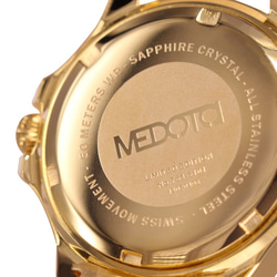 MEDOTA Daisy 系列復古簡約不鏽鋼女錶 / DS-9806 金色 第4張的照片