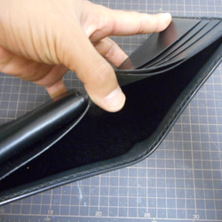 ハーフウォレット コンチョver.～billfold wallet black～ 3枚目の画像