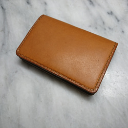 販売終了限定皮革カードケース(名刺ケース)～card case camel～ 1枚目の画像