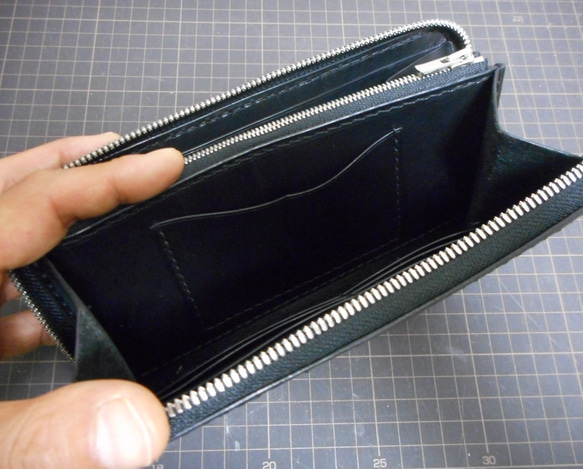 販売終了ラウンドファスナーウォレット～zip around wallet arizona black～ 5枚目の画像