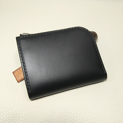 L字ファスナーウォレット～zipper wallet black～ 1枚目の画像