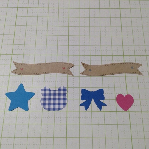アルバム飾り、カード作り、寄せ書き装飾に♡ボーダーデコレーション素材(519k) 送料無料☆カード作りの素材、アルバム飾り、寄せ書き色紙の